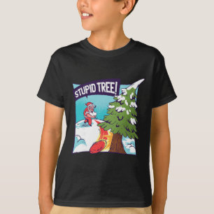 Santa Christmas Disc Golf Funny Winter Disc Golf T-Shirt