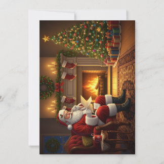 Santa Christmas Greeting Card