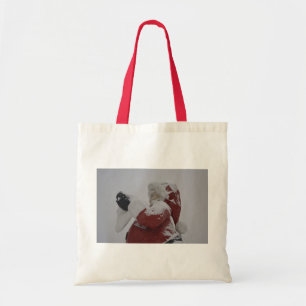 Santa Christmas Holiday Snow Snowflake Frozen Ice Tote Bag