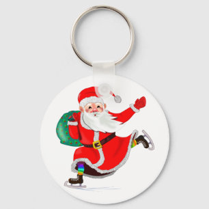 Santa Christmas Keychain