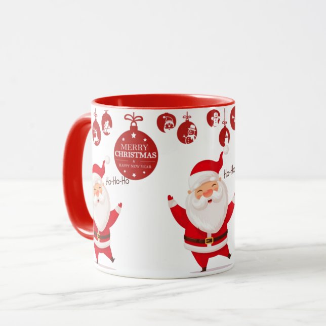 Santa Christmas mug (Front Left)