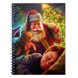 Santa Christmas Notebook