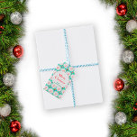 Santa Christmas Pickleball Ogee Pattern Gift Tags<br><div class="desc">This gift tag has the classic Santa Christmas Pickleball Ogee Pattern. This vintage design depicts Santa playing pickleball. Next, we have a Wiffle ball in red and green as well as a pickleball racquet that has been adorned for Christmas. The colours truly depict the retro design. You may use this...</div>