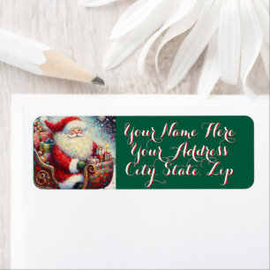 Santa Christmas Sleigh Personalized Christmas