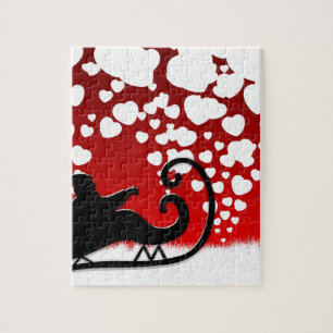 Santa Christmas Snowflake Winter Peace Destiny Jigsaw Puzzle