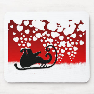 Santa Christmas Snowflake Winter Peace Destiny Mouse Pad