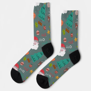 Santa Christmas Socks