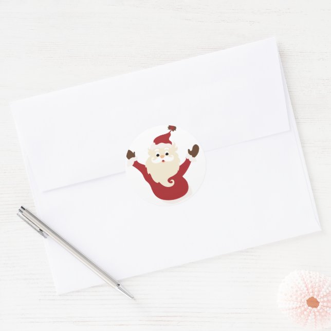 Santa Christmas  Sticker (Envelope)