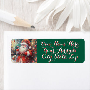 Santa Christmas Tree Personalized Christmas