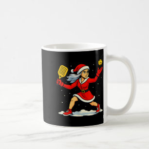 Santa Ckleball Player Christmas Snow Xmas Pajamas  Coffee Mug