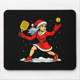 Santa Ckleball Player Christmas Snow Xmas Pajamas  Mouse Pad