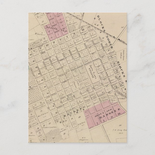 Santa Clara, CA Postcard (Front)