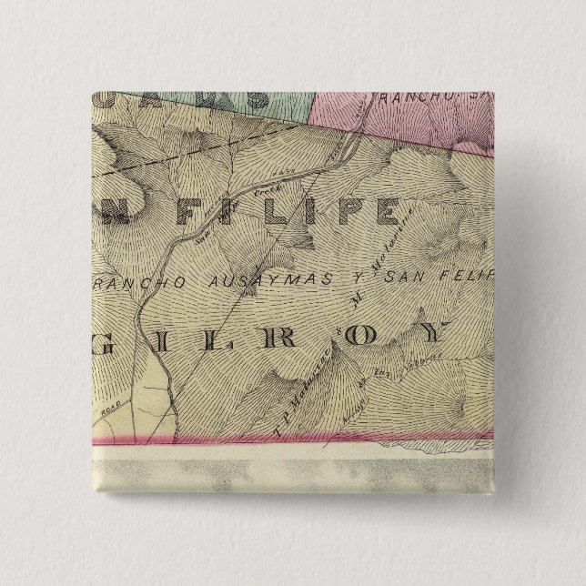 Santa Clara Co 12 2 Inch Square Button (Front)