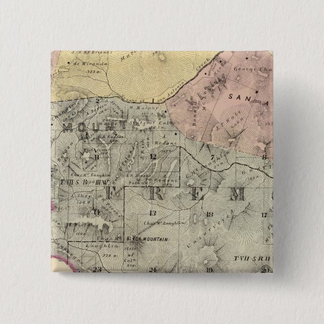 Santa Clara Co 4 2 Inch Square Button (Front)