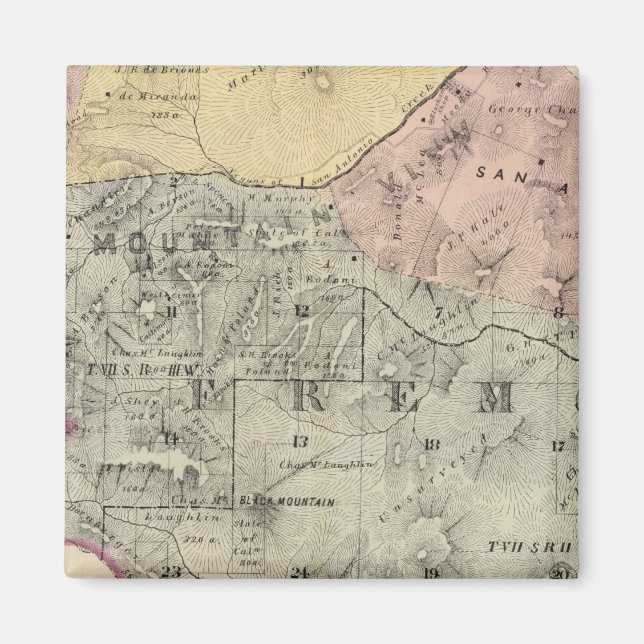 Santa Clara Co 4 Magnet (Front)