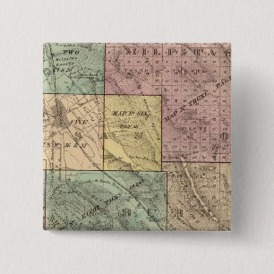 Santa Clara Co index map 2 Inch Square Button