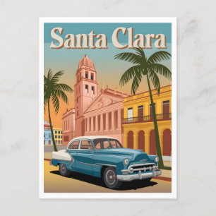 Santa Clara Cuba Vintage Postcard