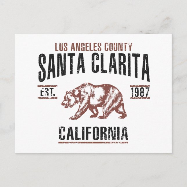 Santa Clarita Postcard (Front)