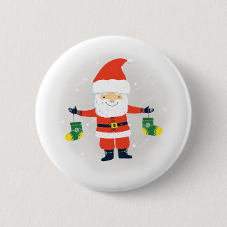 Santa Claus 2 Inch Round Button