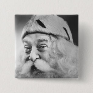 Santa Claus 2 Inch Square Button