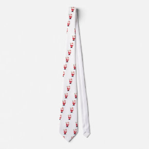 Santa Claus 70s retro vintage Christmas jolly Tie