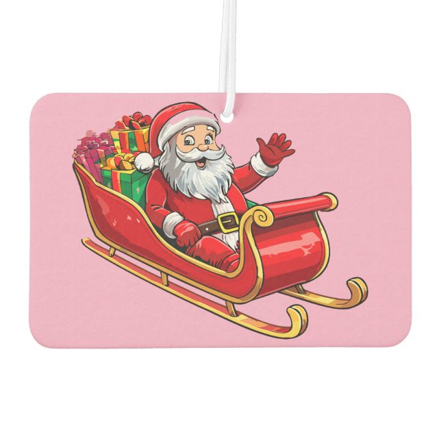 Santa claus air freshener (Back)