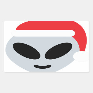 santa claus alien emoji sticker