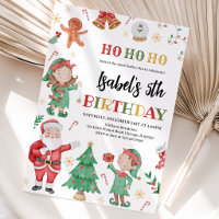 Santa Claus and Elves Birthday