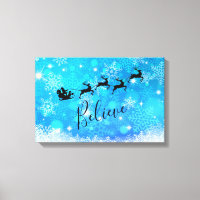 Santa Claus and his Flying Reindeer - Believe