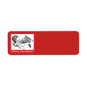 Santa Claus and Horse for Christmas