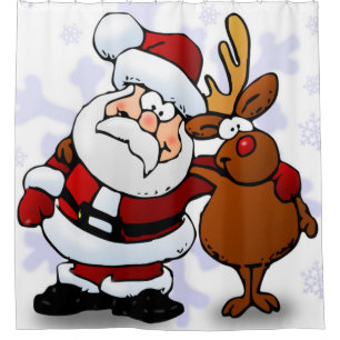 SANTA CLAUS AND RUDOLPH
