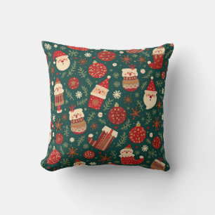 Santa Claus and Rudolph Cushion