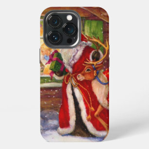 Santa claus and rudolph iPhone 13 pro case