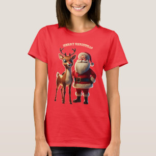 Santa Claus and Rudolph the Red-Nosed Reindeer URM T-Shirt