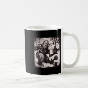 Santa Claus And Sasquatch Bigfoot Funny Joyful Sno Coffee Mug