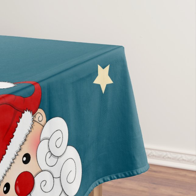 Santa Claus And Star Tablecloth (In Situ)