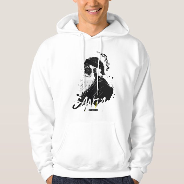 Santa Claus and the Magic of Christmas Mug Hoodie (Front)