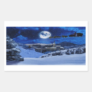Santa Claus and the North Pole Sticker