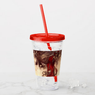 Santa Claus Arthur Rackham  Acrylic Tumbler