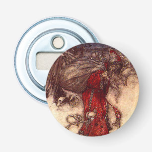 Santa Claus Arthur Rackham  Bottle Opener