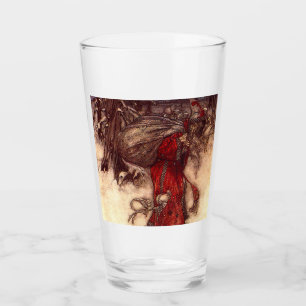Santa Claus Arthur Rackham Glass