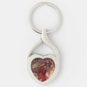Santa Claus Arthur Rackham  Keychain