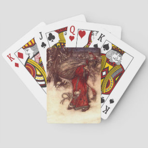 Santa Claus Arthur Rackham Playing Cards