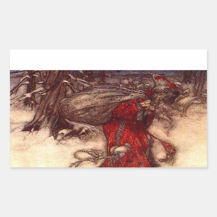 Santa Claus Arthur Rackham  Sticker