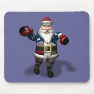 Santa Claus At Boxing Day Mouse Pad