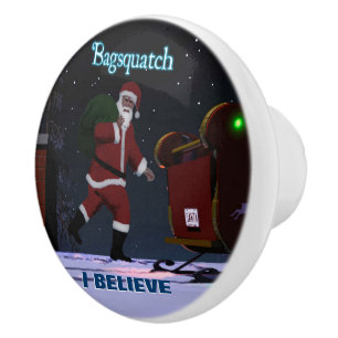 Santa Claus - Bagsquatch Ceramic Knob