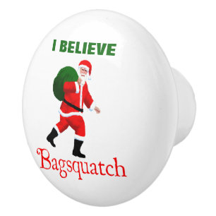 Santa Claus - Bagsquatch Ceramic Knob