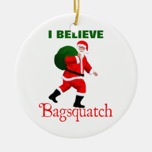 Santa Claus - Bagsquatch Ceramic Ornament