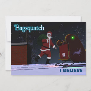 Santa Claus - Bagsquatch Holiday Card