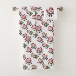 Santa Claus Bath Towel Set